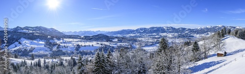winterliches Oberallgäu nahe Sonthofen