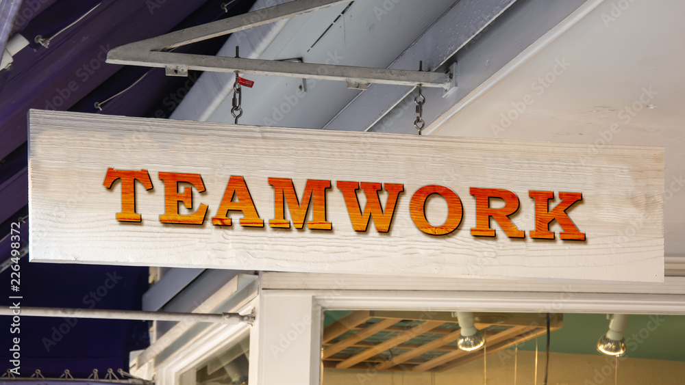 Schild 343 - Teamwork Schild 343 - Teamwork