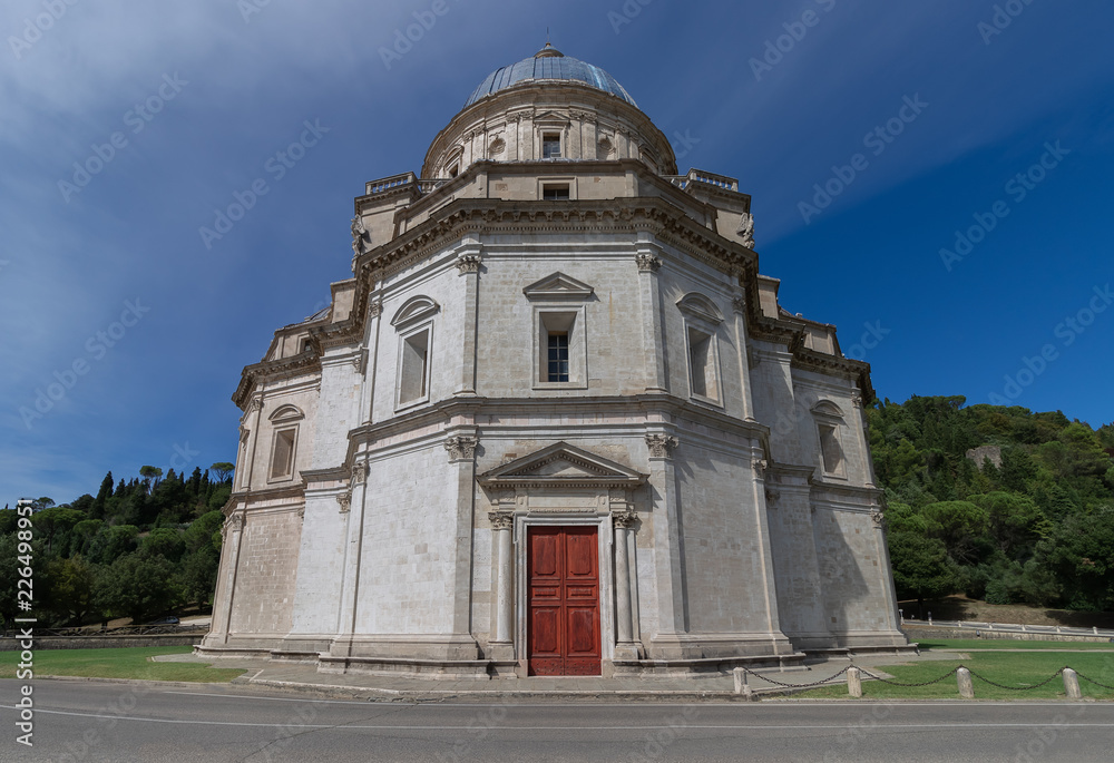 The Tempio di Santa Maria della Consolazione in Todi, Umbria, Italy