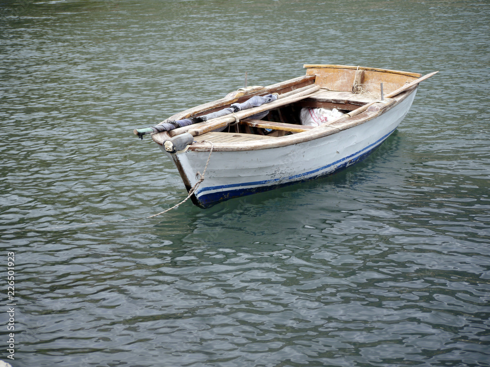 Battered Wooden Dinghy