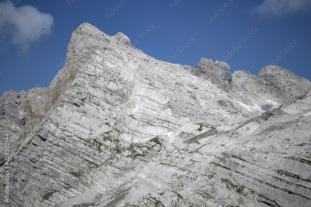 Felsen Gipel Alpen Karst