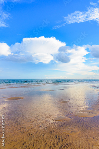 tide sea on the beach