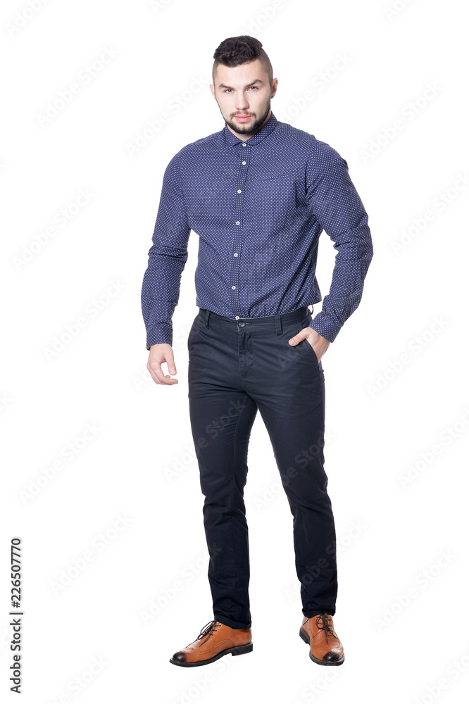 Confident young man isolated on white background Confident young man isolated on white background