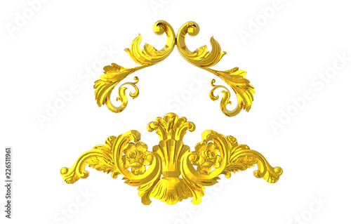 Goldene Rosette