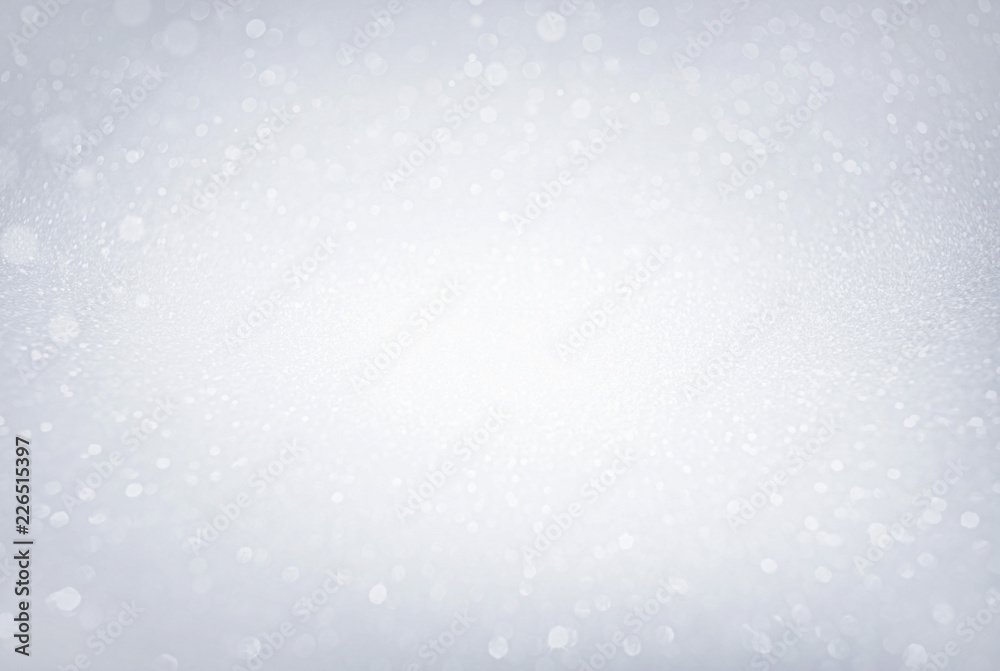 Glitter silver background