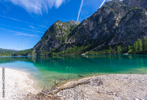 lake in mountains (Pragser Wildsee)