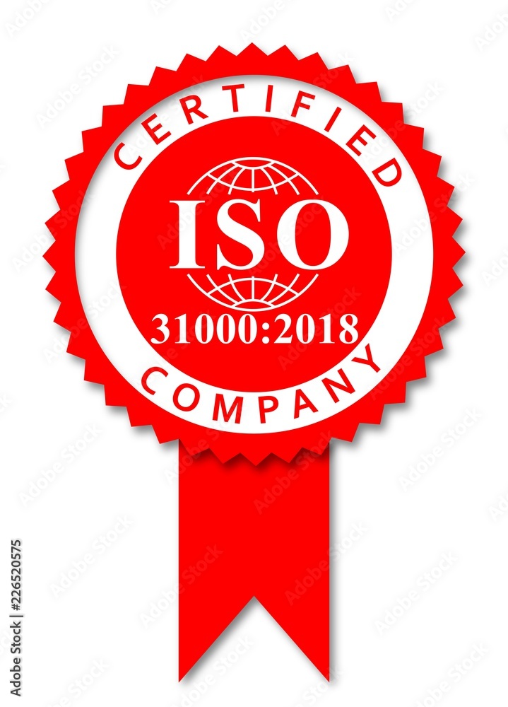 ISO 31000-2018_Risk Management new version red medal ISO 31000-2018_Risk Management new version red medal