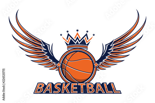 Basketball championship logo vector