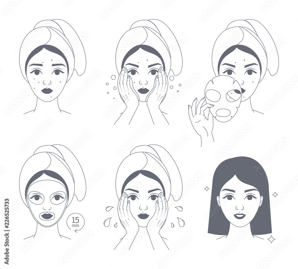 How to apply face mask instrustion for women How to apply face mask instrustion for women