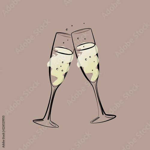 Sektgläser Champagner