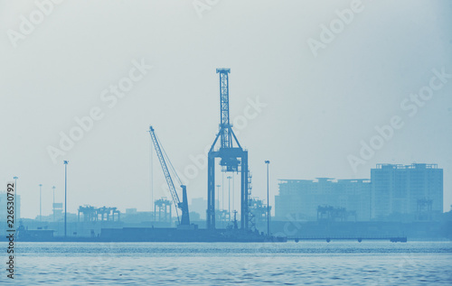 industrial cargo port