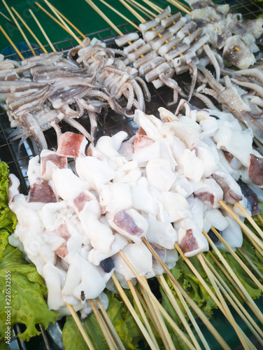 seafood BBQ fresh food