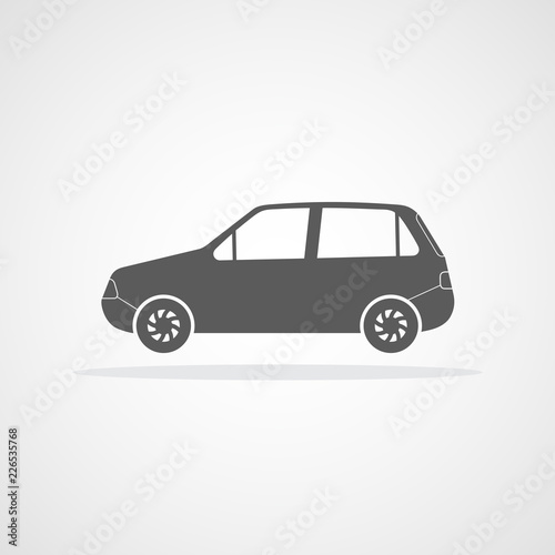 Car icon. Vector illustration © chekman