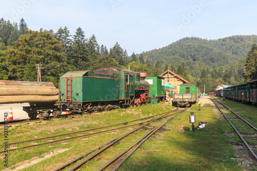 Bieszczady Forest Railway, narrow gauge railway built in a sparsely populated, forest region of Bieszczady Mountains in Poland