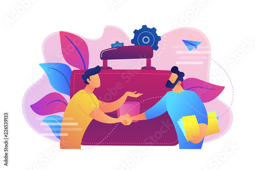 Partnership concept vector illustration.