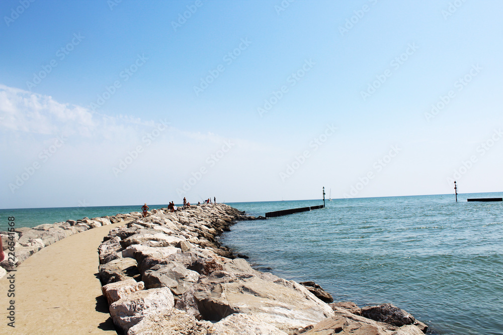 sea and blue sky