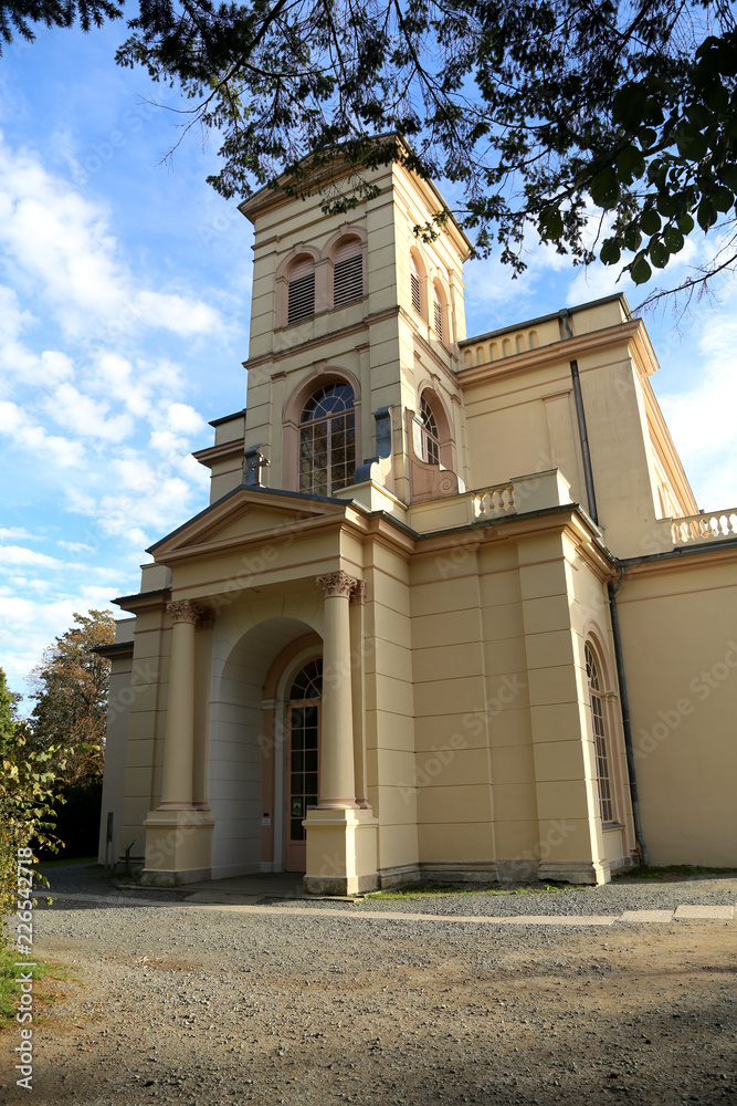 Christus Kirche Putbus Evangelische Schlosskirche im Pubusser Schlosspark