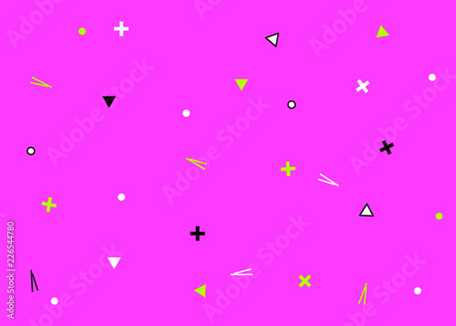 Abstract creative concept vector comic pop art style blank, layout template with geometric symbols and dots background. For sale banner, empty bubble, illustration book design and web sites