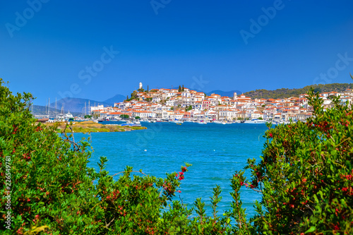 Fototapeta Naklejka Na Ścianę i Meble -  Famous Poros island, Peloponnese, Greece.
