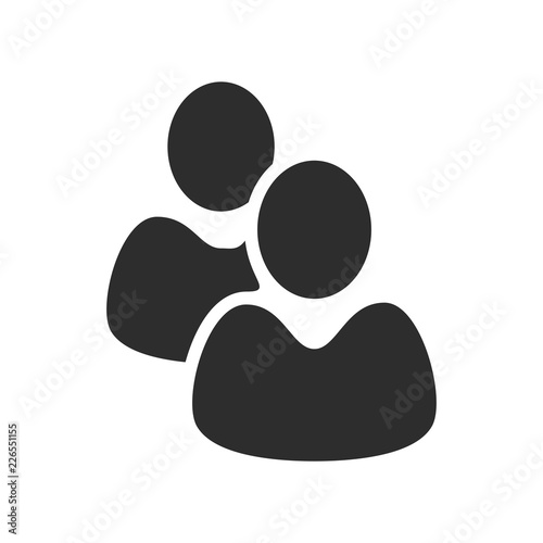 User icon, person sign, profile vector