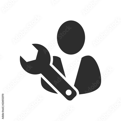 profile setting icon, user vector