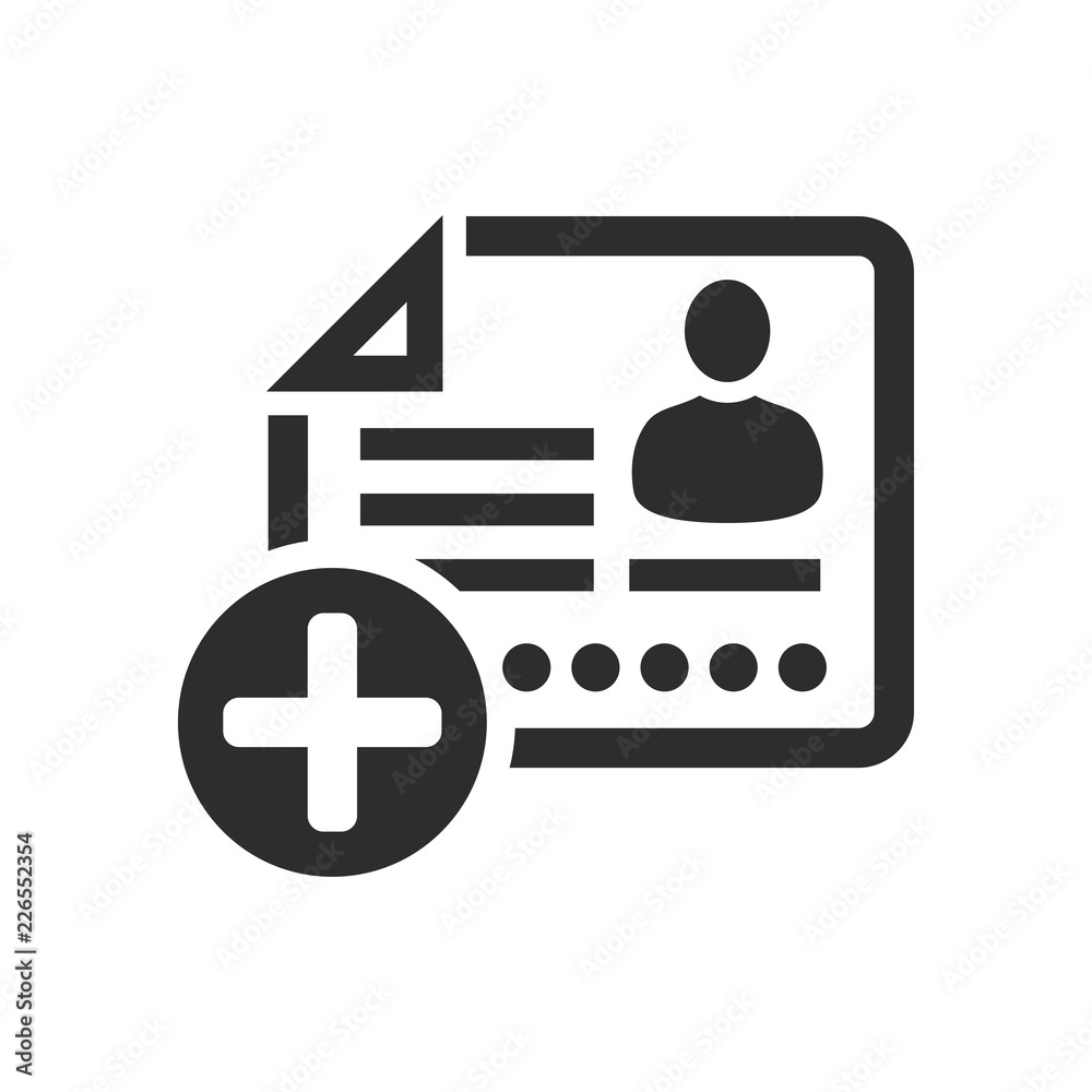 identity card icon vector identity card icon vector