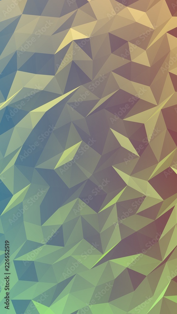 Abstract triangle geometrical green background. Geometric origami style with gradient. 3D illustration Abstract triangle geometrical green background. Geometric origami style with gradient. 3D illustration
