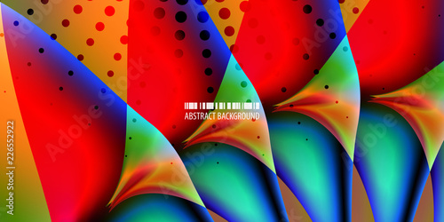 Geometric colorful abstract background