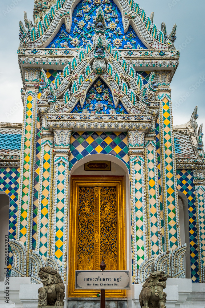 Wat Phra Kaew temple detail, Bangkok