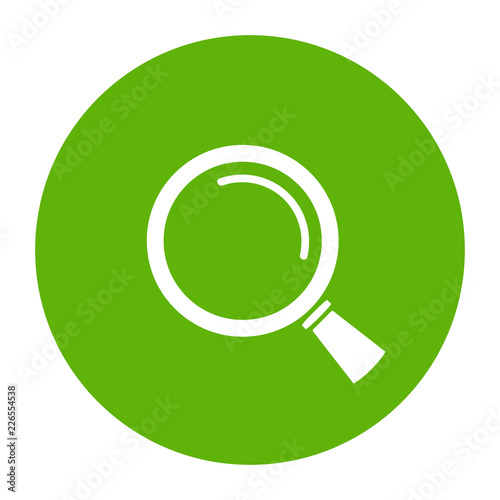Magnifying glass web button