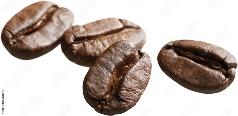 Obraz premium Coffee beans - isolated image