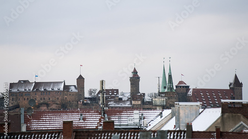 Kaiserburg Nürnberg im Schnee