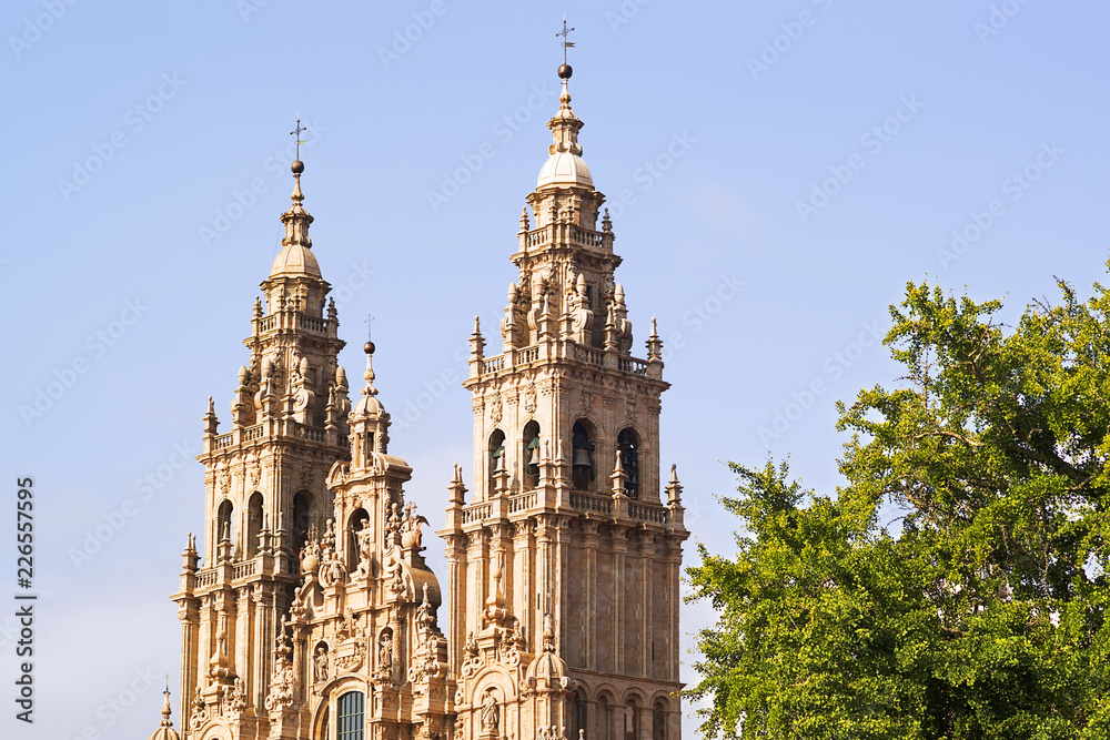 Santiago of Compostela Cathedral , Galicia, Spain Santiago of Compostela Cathedral , Galicia, Spain