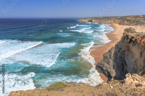 The beach of Praia do Monte Clérigo