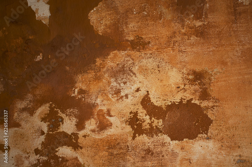 Grunge wall brown background. Abstract old texture with copy space