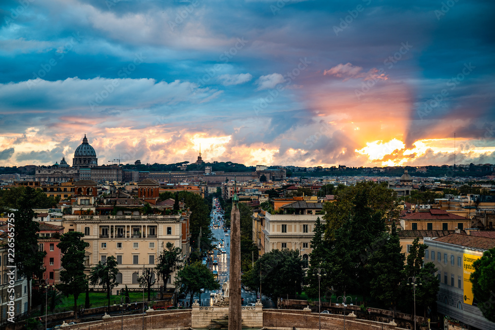 Sundown at Rome
