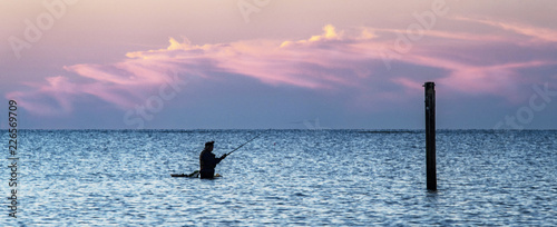 Obraz na plátně Wade Fishing #3