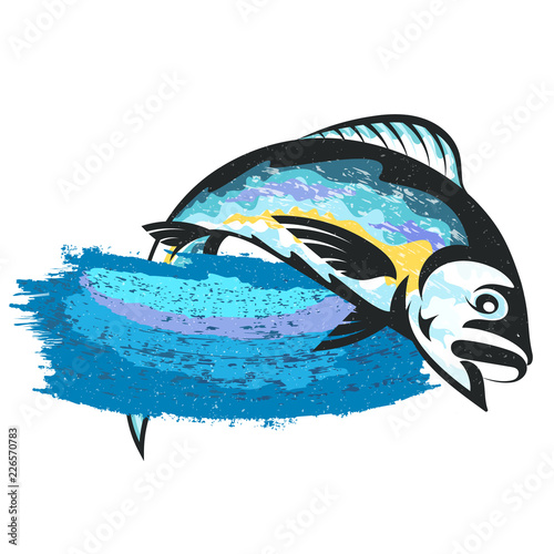 Fish on the wave vector isolated
