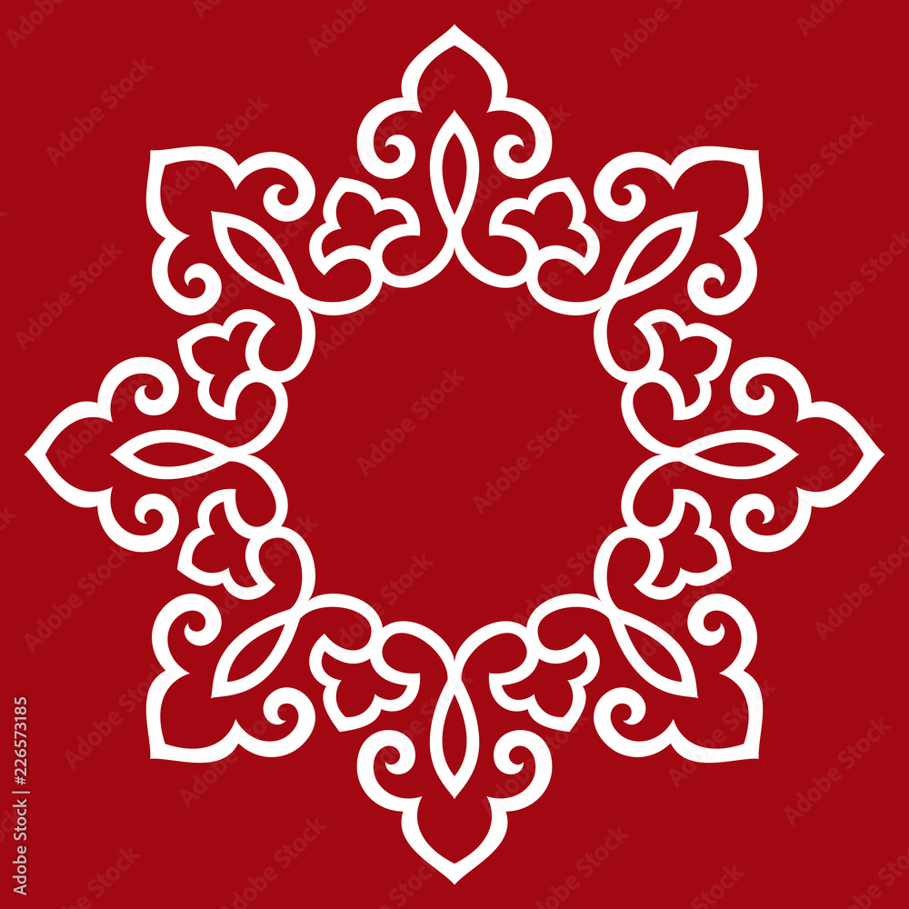 Decorative frame Elegant vector element for design in Eastern style, place for text. Floral red border. Lace illustration for invitations and greeting cards Decorative frame Elegant vector element for design in Eastern style, place for text. Floral red border. Lace illustration for invitations and greeting cards