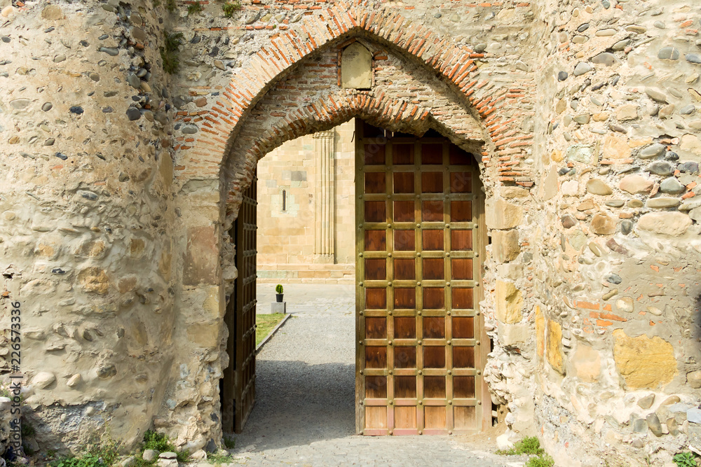 Old gate, entrance to the old castle