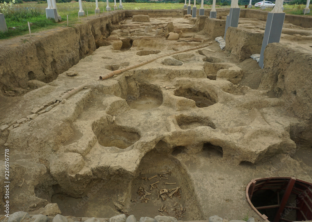 Gabala Excavations Site