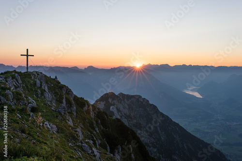 Sonnenaufgang am Gipfel