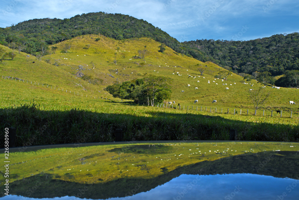 lake in the mountains