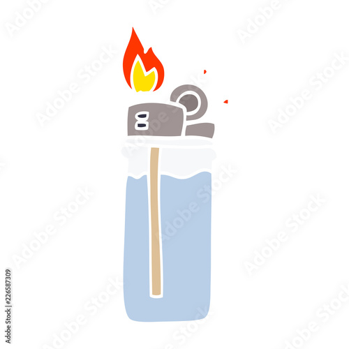 cartoon doodle disposable lighter