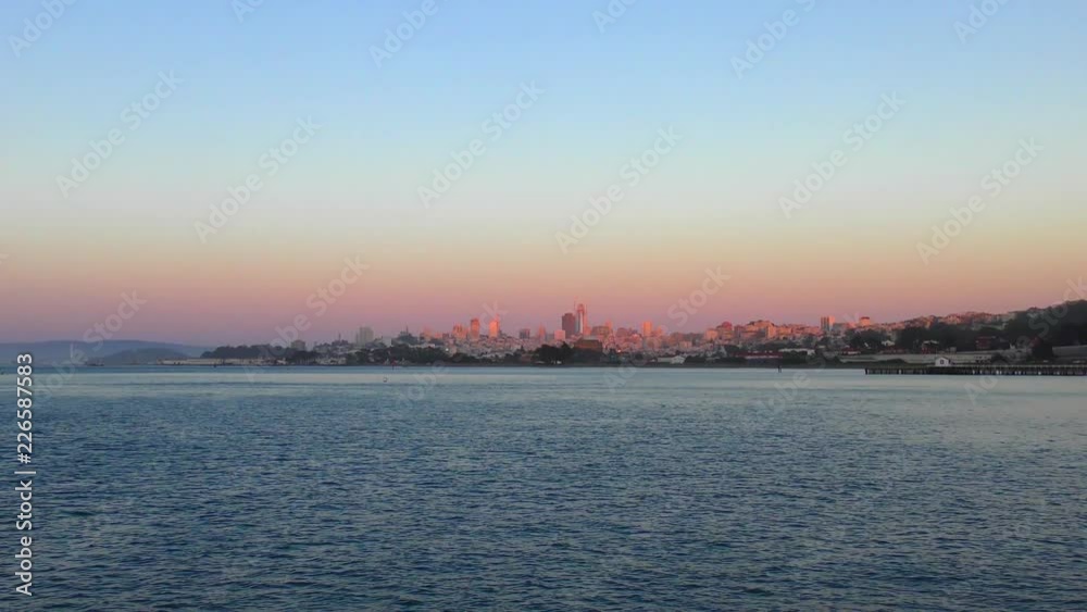 San Francisco Skyline as seen from Chrissy Field in San Francisco, California, USA. San Francisco Skyline as seen from Chrissy Field in San Francisco, California, USA.
