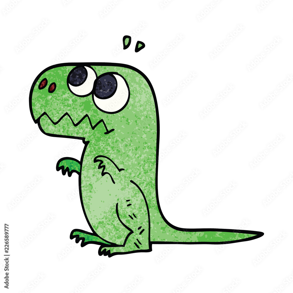 Fototapeta premium cartoon doodle prehistoric dinosaur