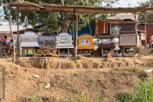 Coffin vendor in Ghana © Kenyon Gerbrandt