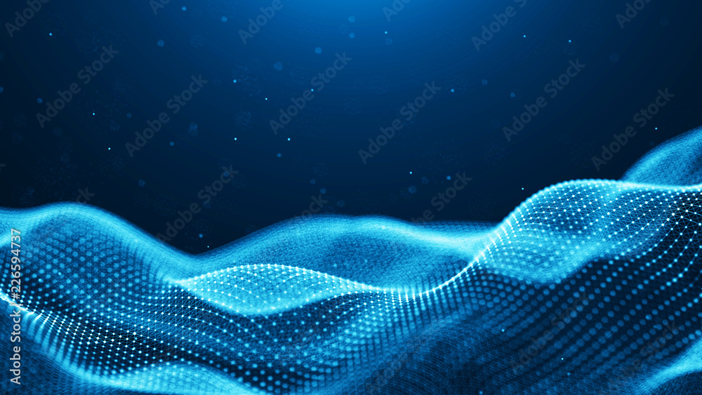 Data technology background. Abstract background. Connecting dots and lines on dark background. 3D rendering. 4k. Data technology background. Abstract background. Connecting dots and lines on dark background. 3D rendering. 4k.