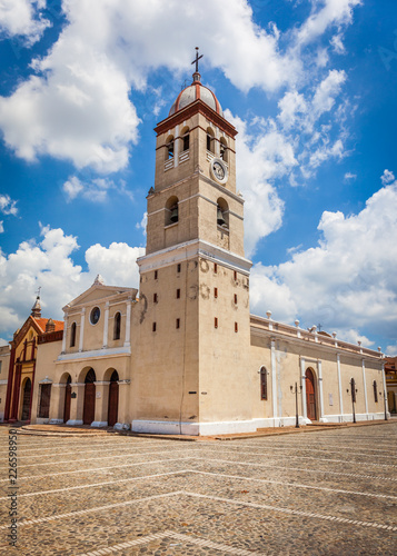 The cathedral of Bayamo (Catedral de Salvador de Bayamo), Cuba. Built in 1520, it is the second oldest church of Cuba.