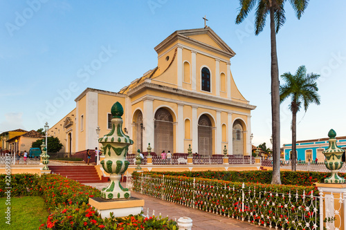 Church of the Holy Trinity and Plaza Mayor,  Trinidad, Cuba photo